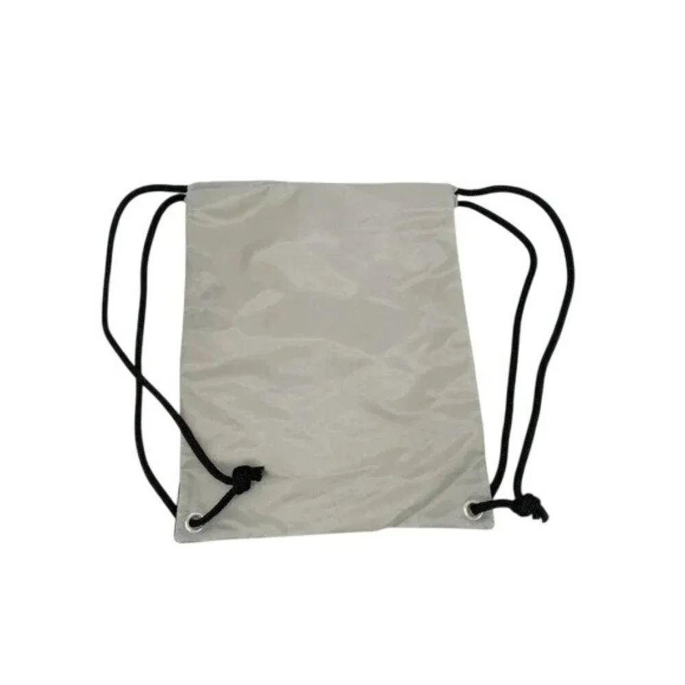 NEW Hunter Original Logo Grey Nylon Drawstring Duffle Tote Gym Travel Bag